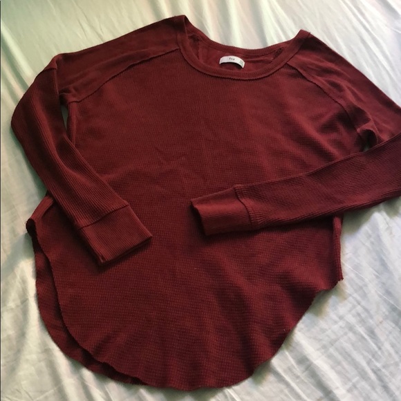 Aritzia TNA Alder waffle knit top - Picture 3 of 8
